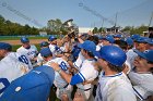 Baseball vs Babson  Wheaton College Baseball players celebrate their victory over Babson to win the NEWMAC Championship for the third year in a row. - (Photo by Keith Nordstrom) : Wheaton, baseball, NEWMAC